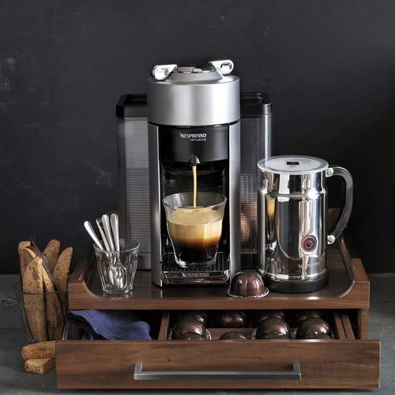 Nespresso Evoluo Deluxe Coffee & Espresso Maker with Aeroccino Plus ...