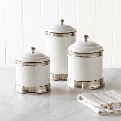 Williams Ceramic Canisters, Set of 3 | Williams Sonoma